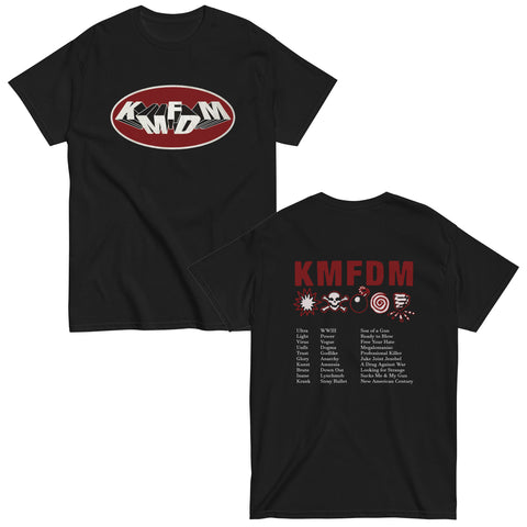 KMFDM Shirt Vintage Band Tour Concert T Shirt - Private Fashion Collection  KMFDM Shirt Vintage Band Tour Concert T Shirt - Private Fashion Collection