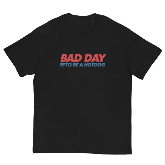 Bad Day To Be A Hot Dog Shirt It's A Bad Day To Be A HotDog T Shirt Hot Dog Men's Tee - Private Fashion Collection