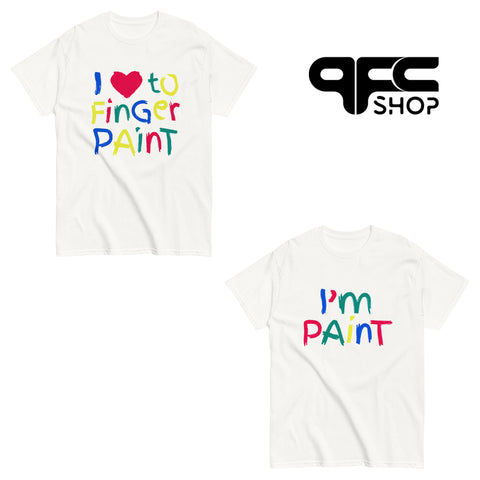 I Love To Finger Paint Shit I'm Paint T Shirt I Heart To Finger Paint Funny Matching Couples Tee - Private Fashion Collection 