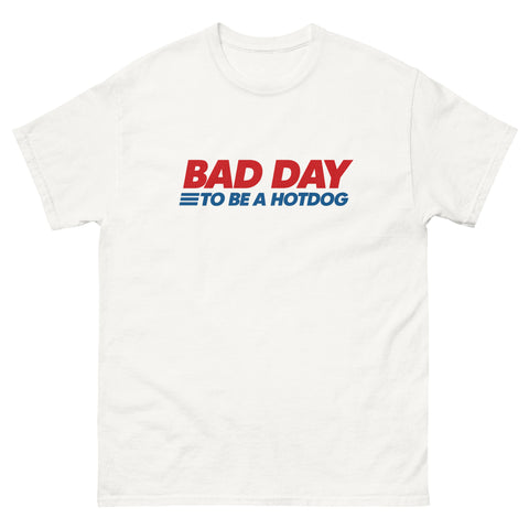Bad Day To Be A Hot Dog Shirt It's A Bad Day To Be A HotDog T Shirt Hot Dog Men's Tee - Private Fashion Collection 