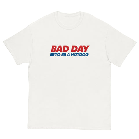 Bad Day To Be A Hot Dog Shirt It's A Bad Day To Be A HotDog T Shirt Hot Dog Men's Tee - Private Fashion Collection 