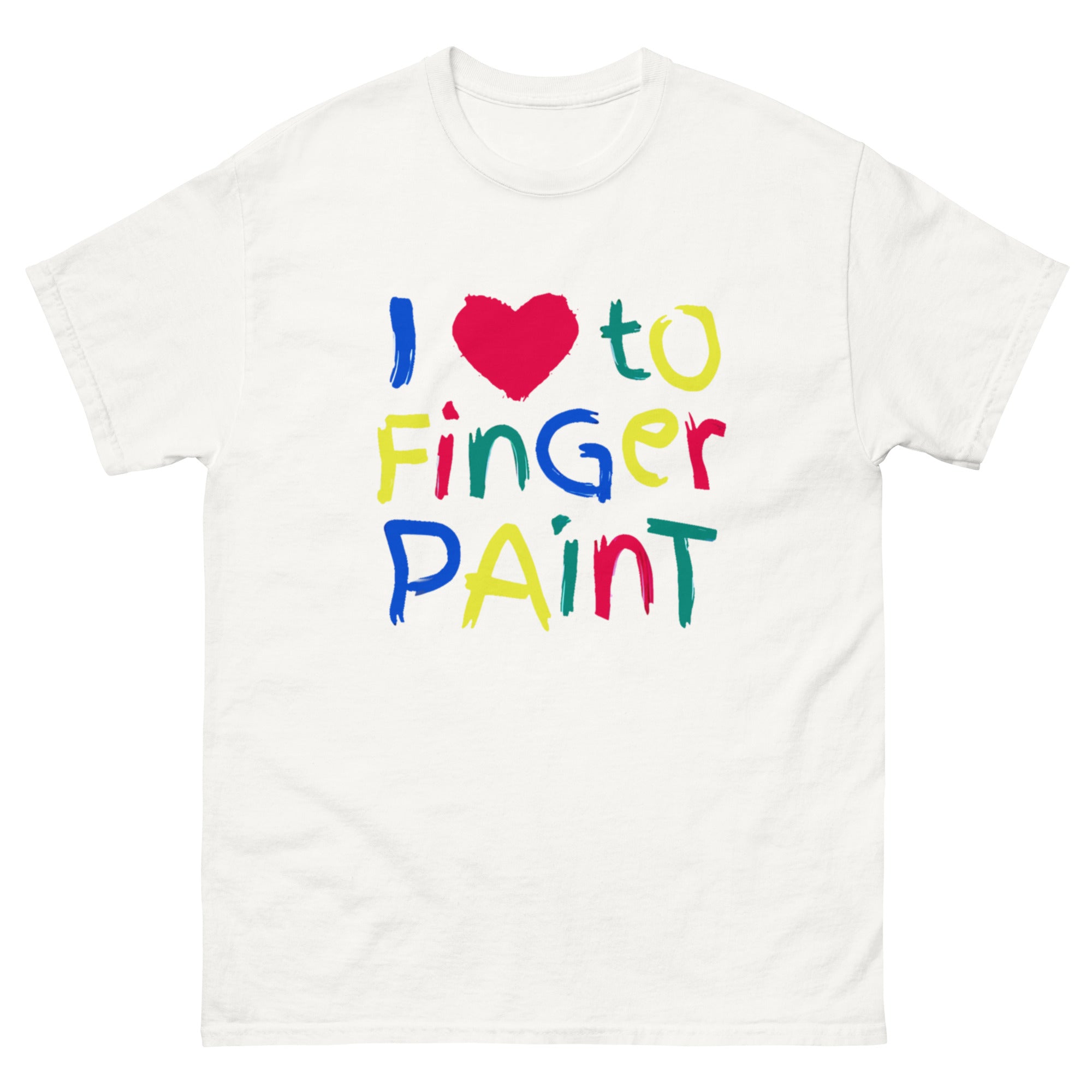 I Love To Finger Paint Shit I'm Paint T Shirt I Heart To Finger Paint Funny Matching Couples Tee - Private Fashion Collection 