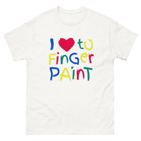 I Love To Finger Paint Shit I'm Paint T Shirt I Heart To Finger Paint Funny Matching Couples Tee - Private Fashion Collection 