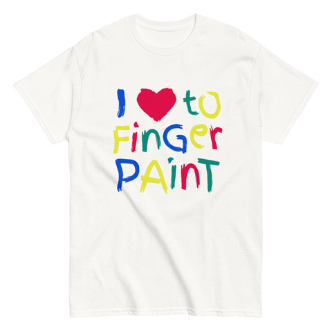 I Love To Finger Paint Shit I'm Paint T Shirt I Heart To Finger Paint Funny Matching Couples Tee - Private Fashion Collection 